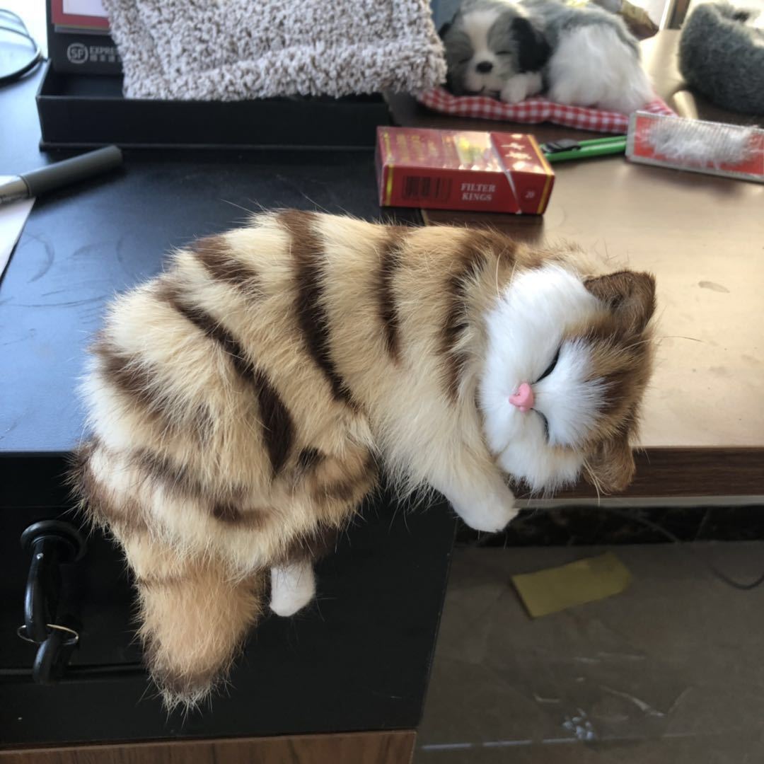 Flower Sleeping Cat Toy Creative Decoration Gifts