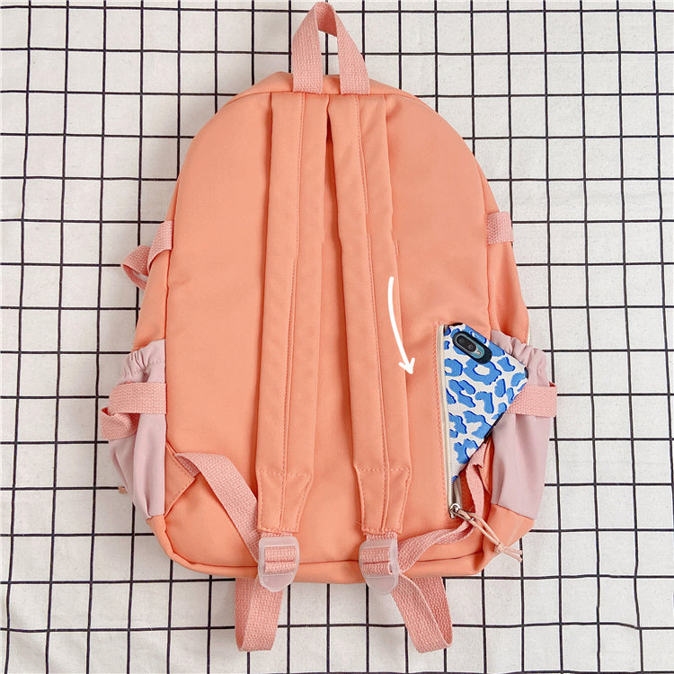 Women's Japanese Fashion Simple Transparent Backpack