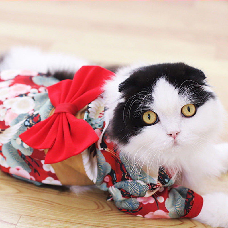 Fashion Kimono Pet Decoration Clothes Cat