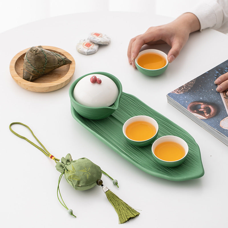 Dragon Boat Festival Style Teaware Gifts Suit