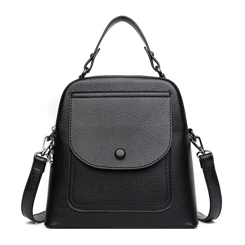 Vintage Leather Women's Fashion Multipurpose Backpack