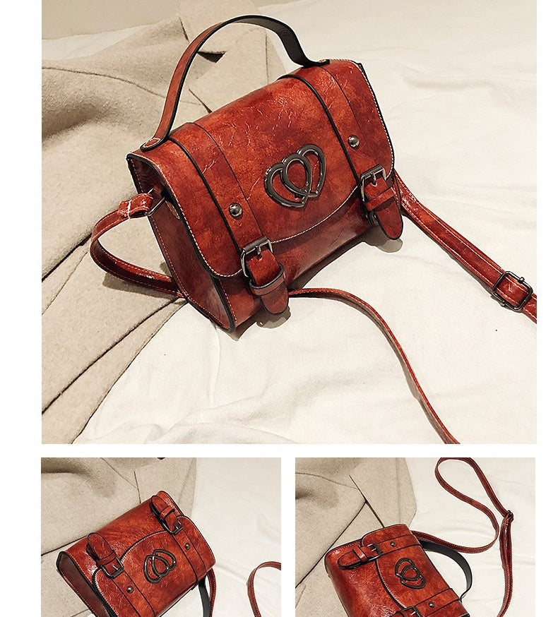 Fashion one-shoulder messenger bucket bag