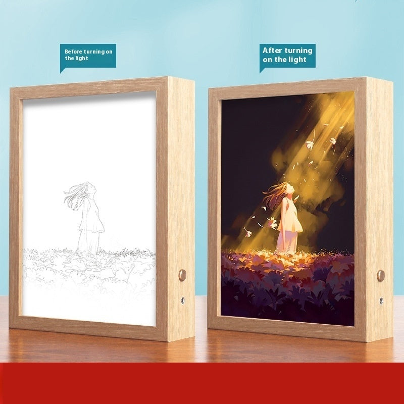 Nightlamp Luminous Painting Lovers Creative Beautiful Gifts