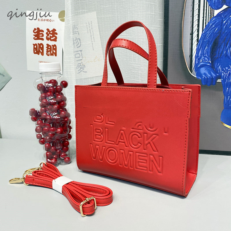 Women's Fashion Embossed Messenger Bag