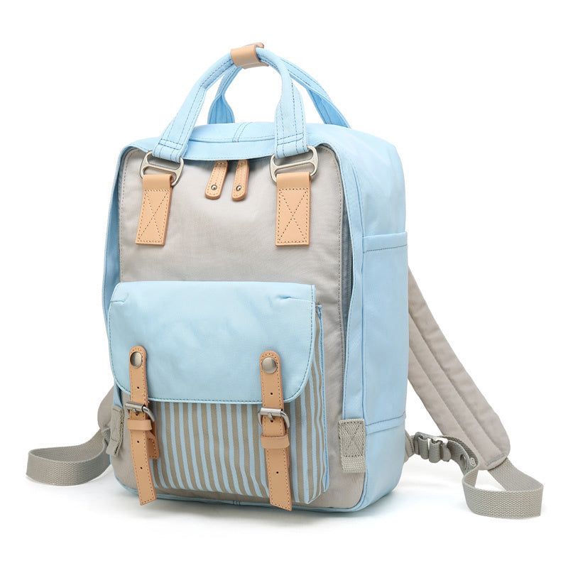 Fashion Stripe Casual Computer Backpack