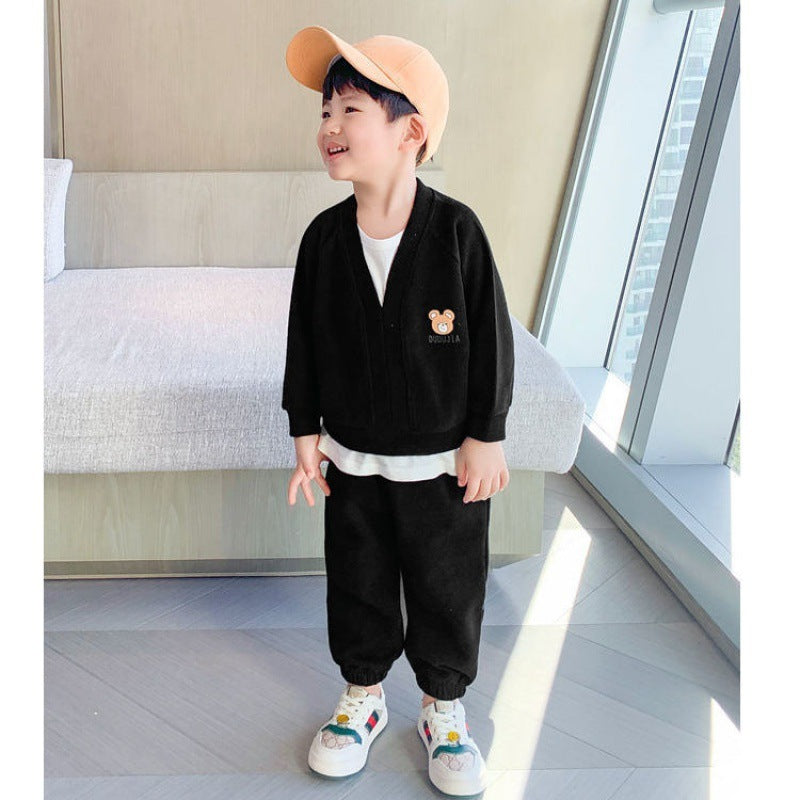 Fashion Leisure Sports Children's Clothes Suit