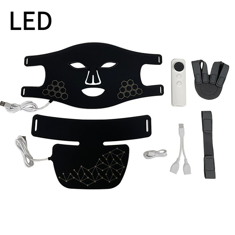 Neck Beauty Instrument Fade Neck Pattern Infrared Light Neck Massager Beauty