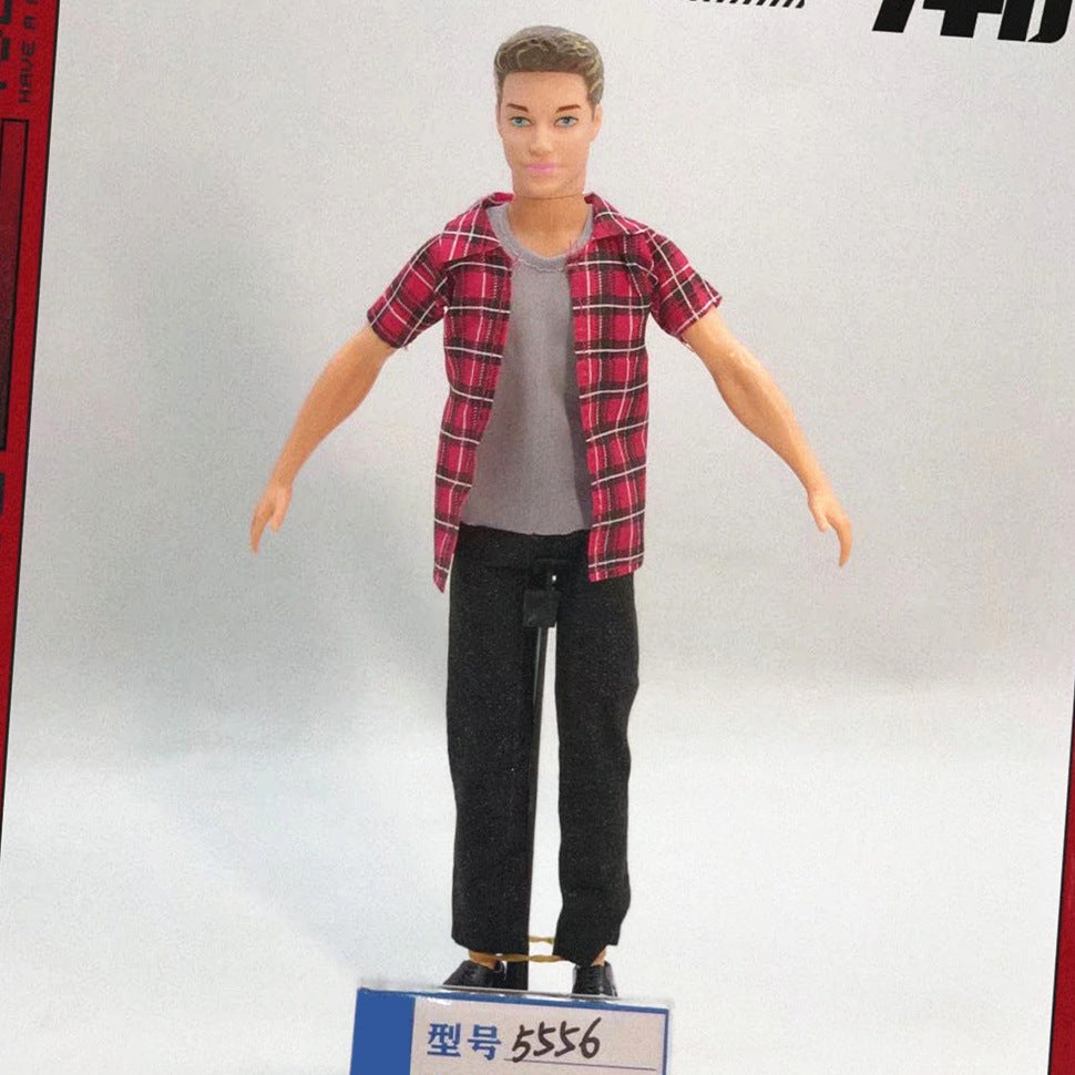 6 Points Boy Toy Doll Clothes 30cm Doll Clothes Doll Clothes Clothing Fashion Fur Wool Coat Shawl