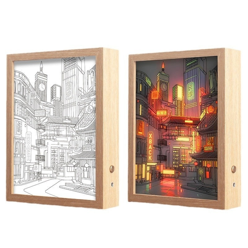 Nightlamp Luminous Painting Lovers Creative Beautiful Gifts