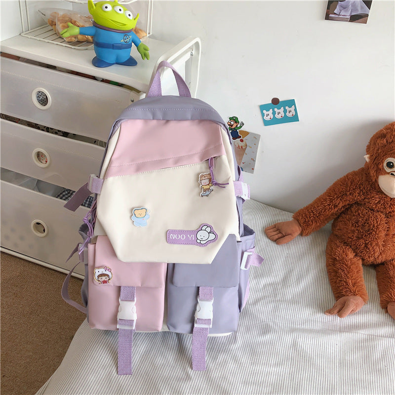Student Campus Fashion Versatile Backpack