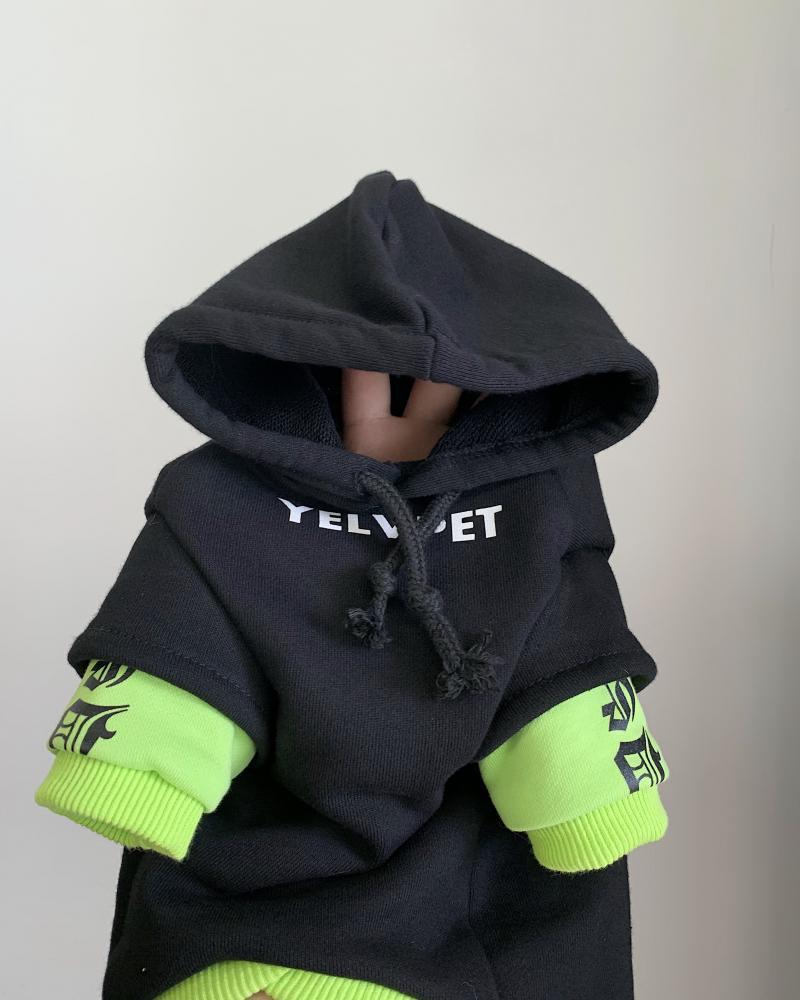 Fashion Dog English Alphabet Short Clothes