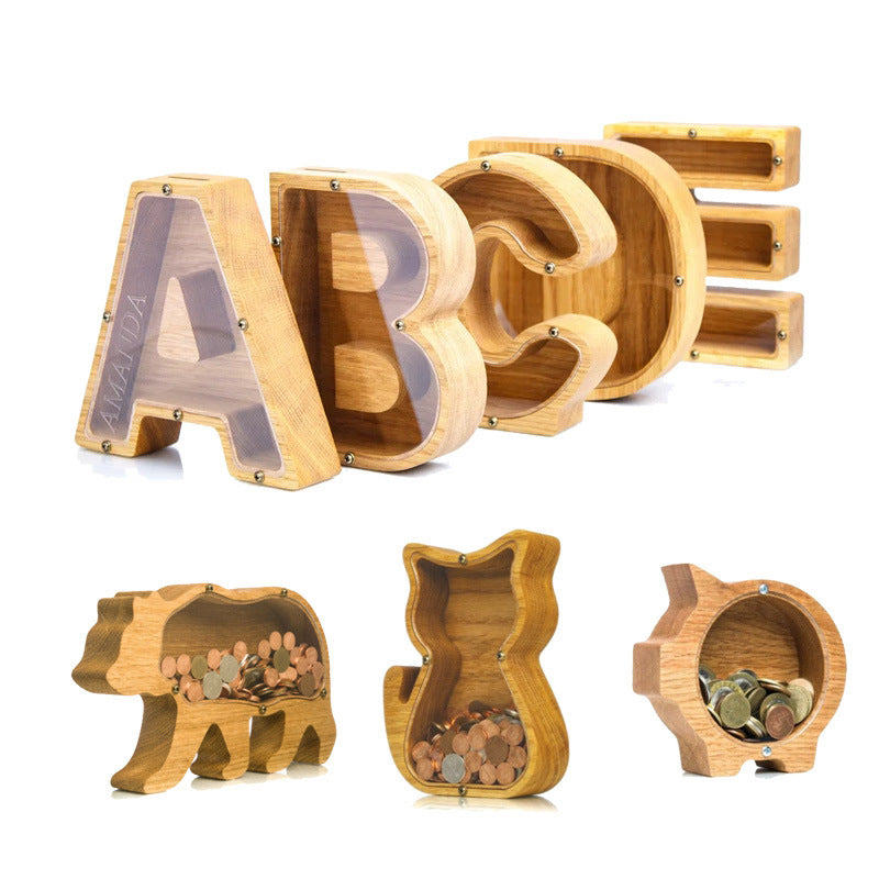 Animals Alphabet Piggy Bank Holiday Gifts Boys And Girls Gifts