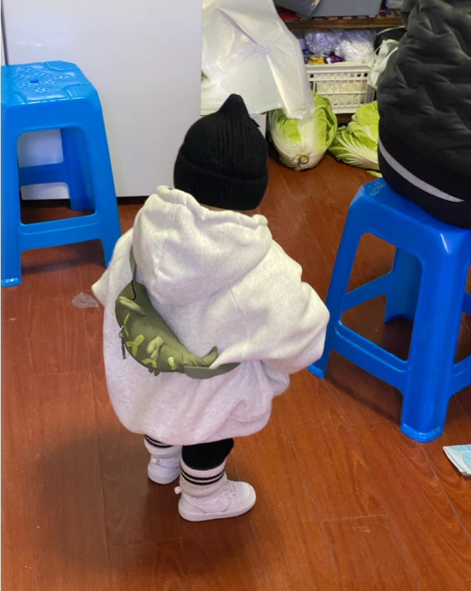 Cartoon Cute Green Lizard Bag Chameleon Children's Bags