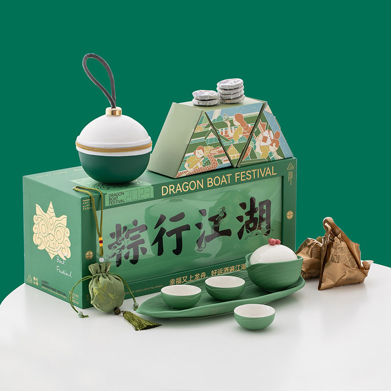 Dragon Boat Festival Style Teaware Gifts Suit