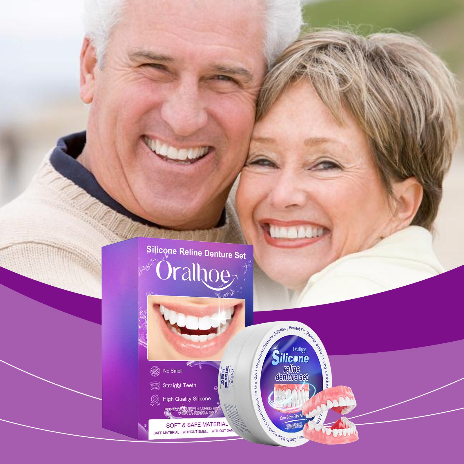 Modified Suit Beauty Modified Teeth Teeth Seam Natural Smile Comfortable Beauty Dentures