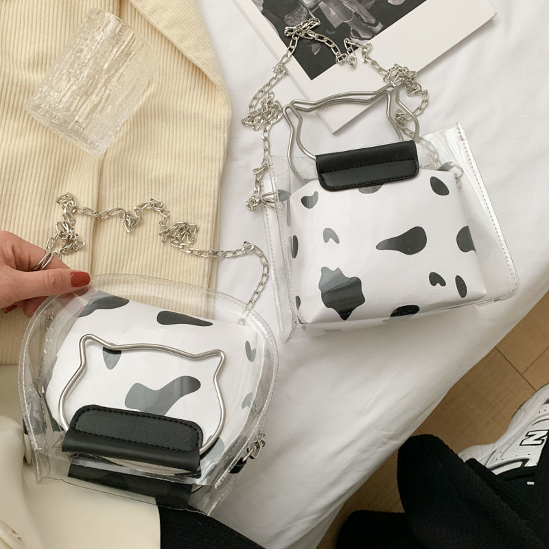 Transparent Jelly Women's Portable Fashion Backpack