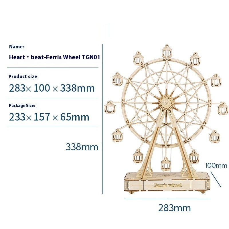 Puzzle Wooden Diy Children's Educational Toys Gifts