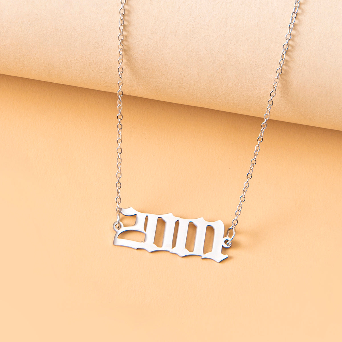 Year Number Necklaces For Women Birthday Date Gifts