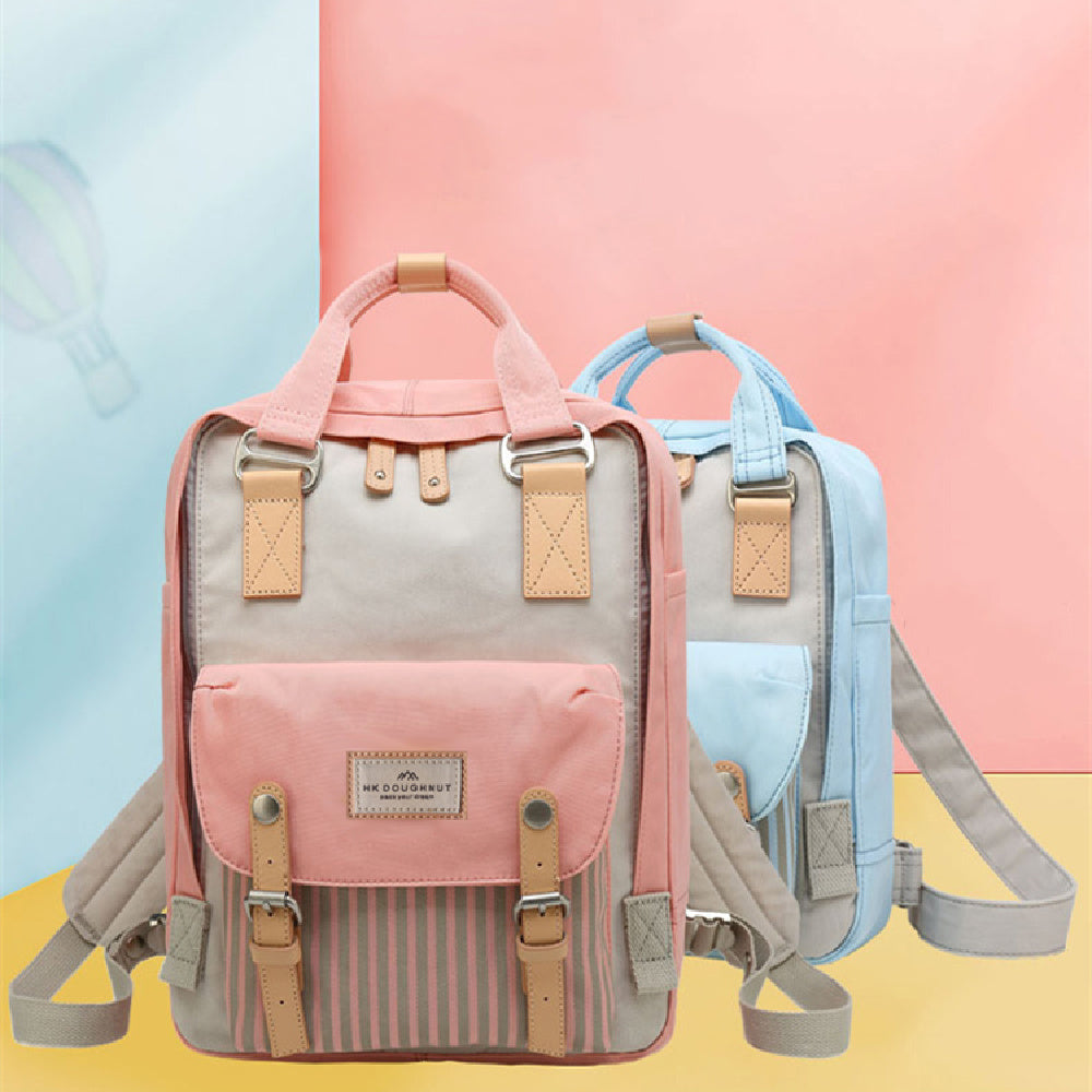 Fashion Stripe Casual Computer Backpack