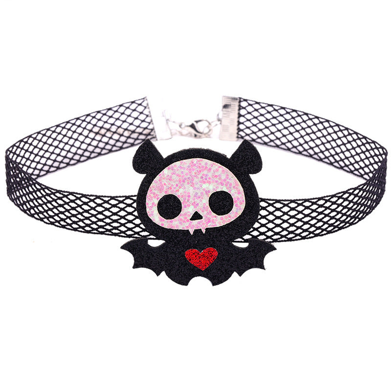 Halloween Fashion Accessories Spider Bat Collar