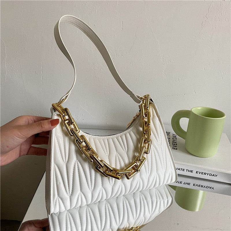 Fashion Acrylic Chain Underarm Bag