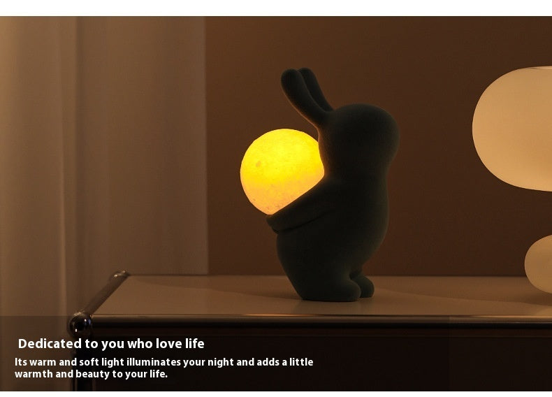 Children's Birthday Gifts Rabbit Decoration Small Night Lamp