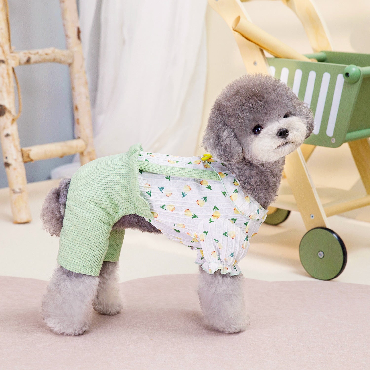 Fashion Personalized Floral Dog Clothes