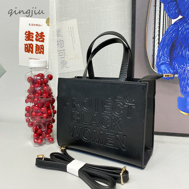 Women's Fashion Embossed Messenger Bag