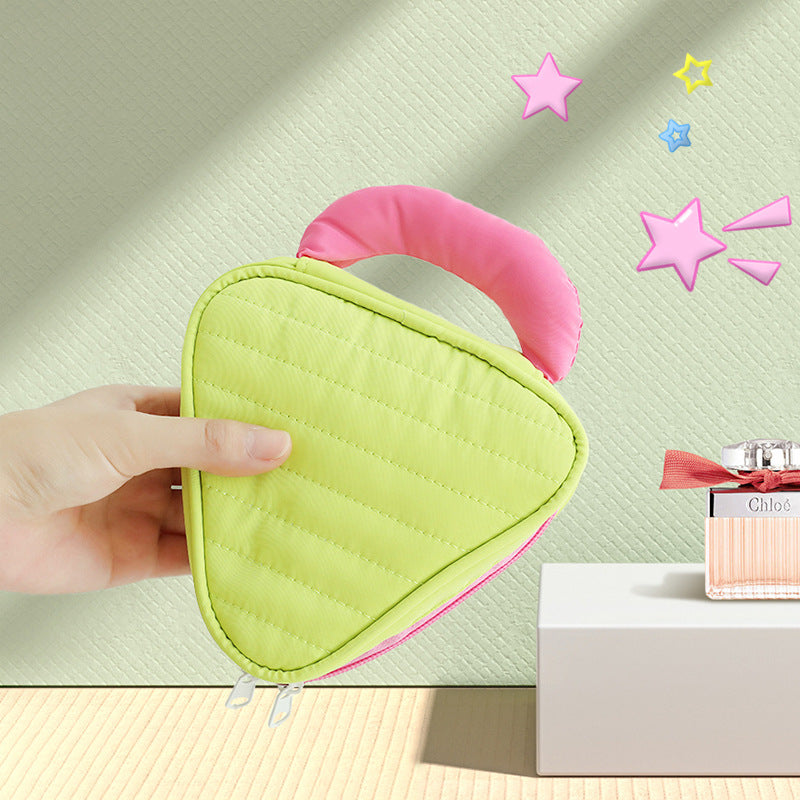 Women's New Fashion Triangle Makeup Bag