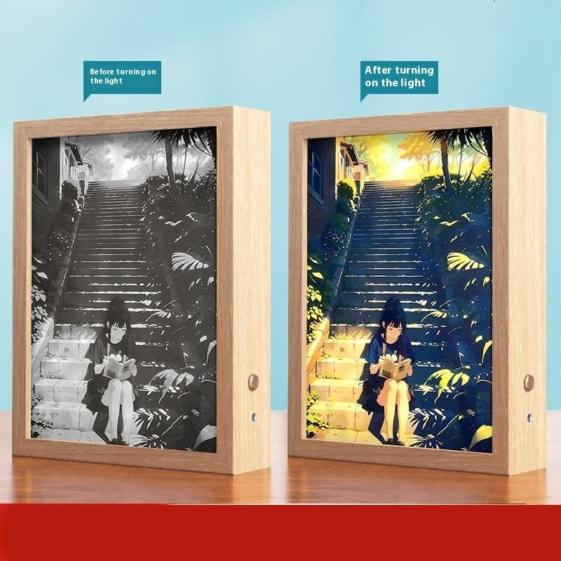 Nightlamp Luminous Painting Lovers Creative Beautiful Gifts