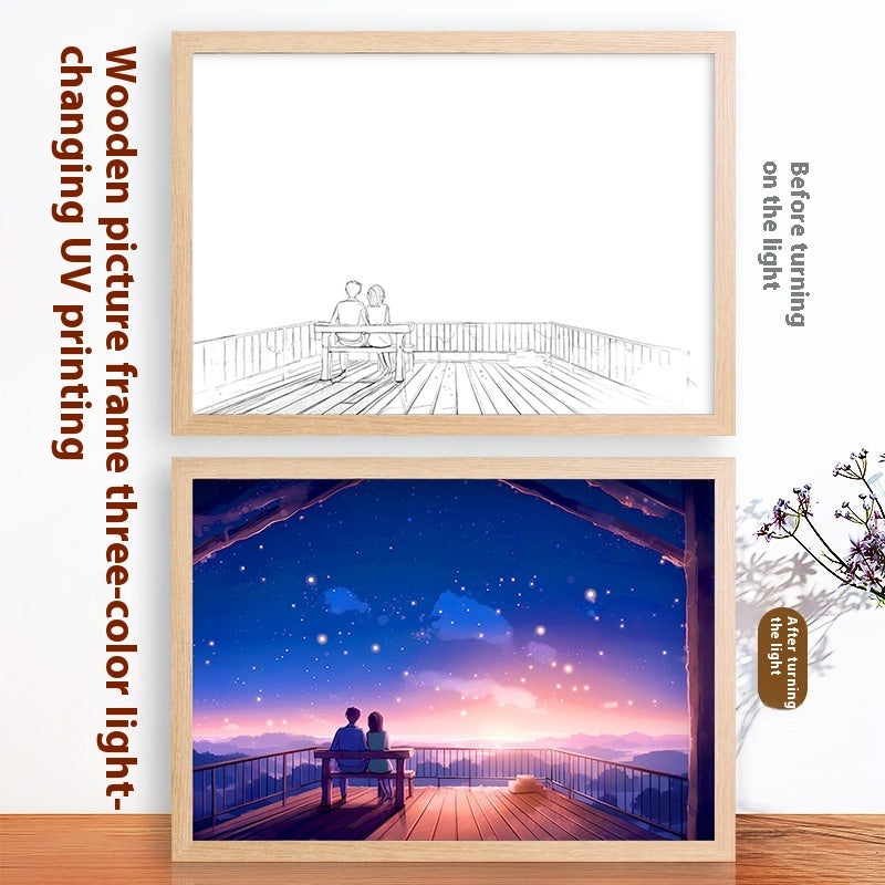 Nightlamp Luminous Painting Lovers Creative Beautiful Gifts