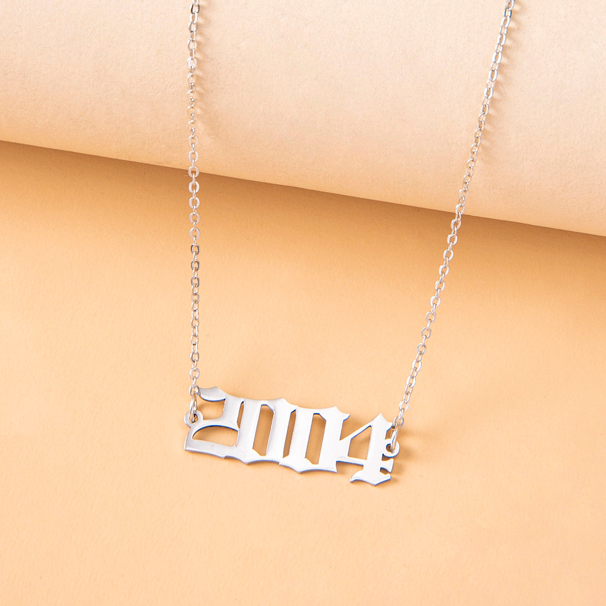 Year Number Necklaces For Women Birthday Date Gifts