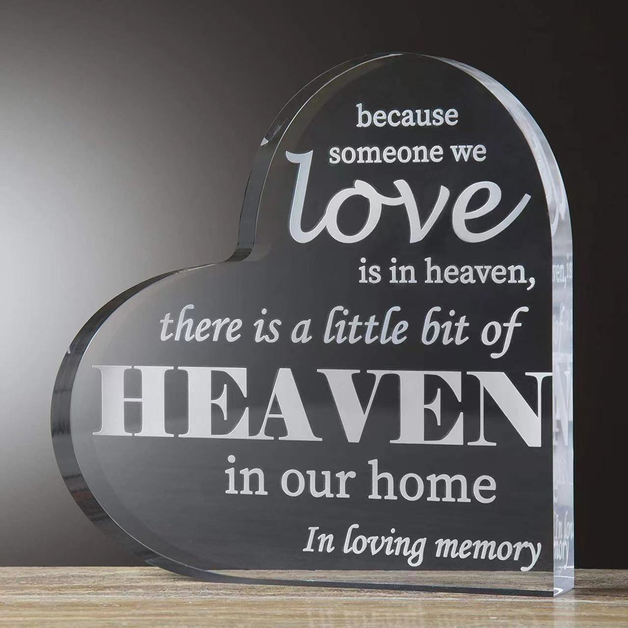 Memorial English Blessing Ornaments For Deceased Relatives Gifts