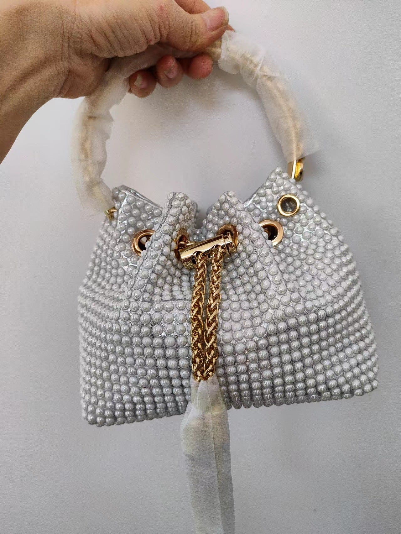 Fashion Drawstring Bucket Women's Handbag