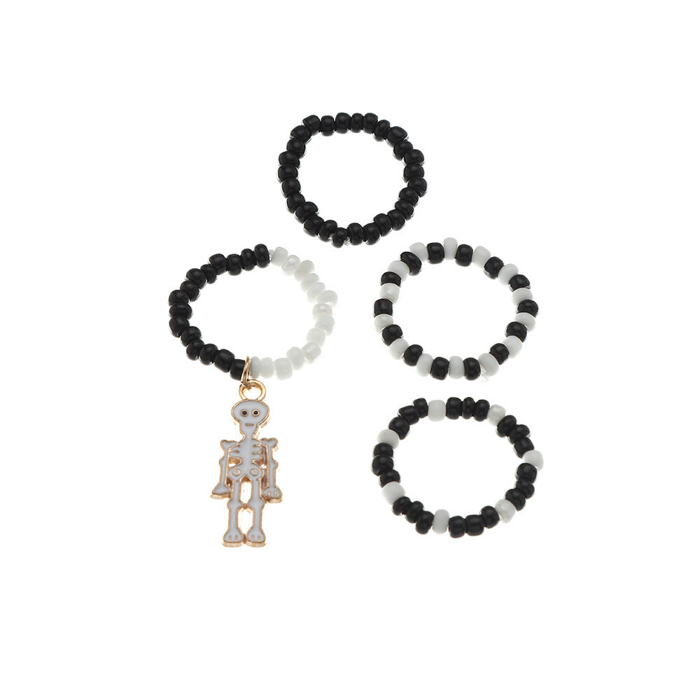 Small Gifts Creative Elastic Rice Bead Ring