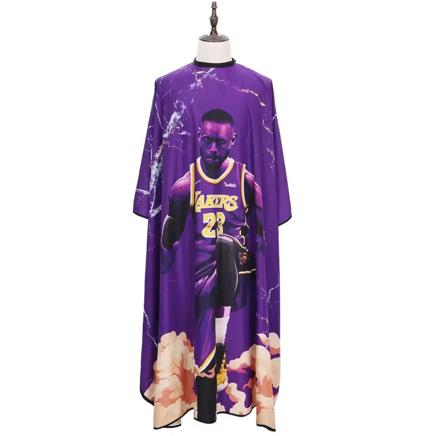 Vedenpitävä polyesteristä valmistettu hiustenleikkaus kappa & haircut cape