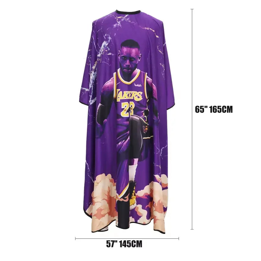 Vedenpitävä polyesteristä valmistettu hiustenleikkaus kappa & haircut cape