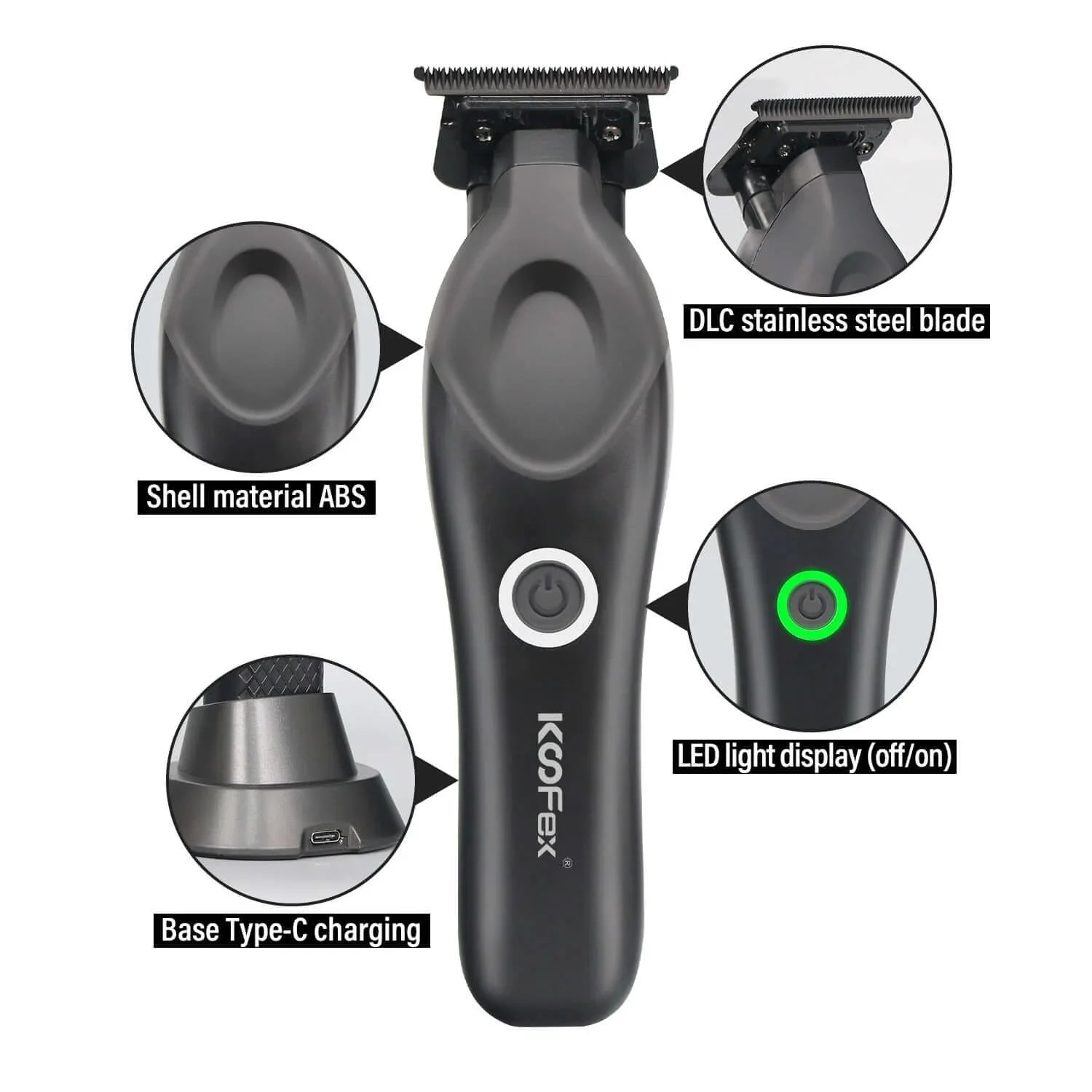 Koofex KF-6387 trimmeri Professional hair trimmer