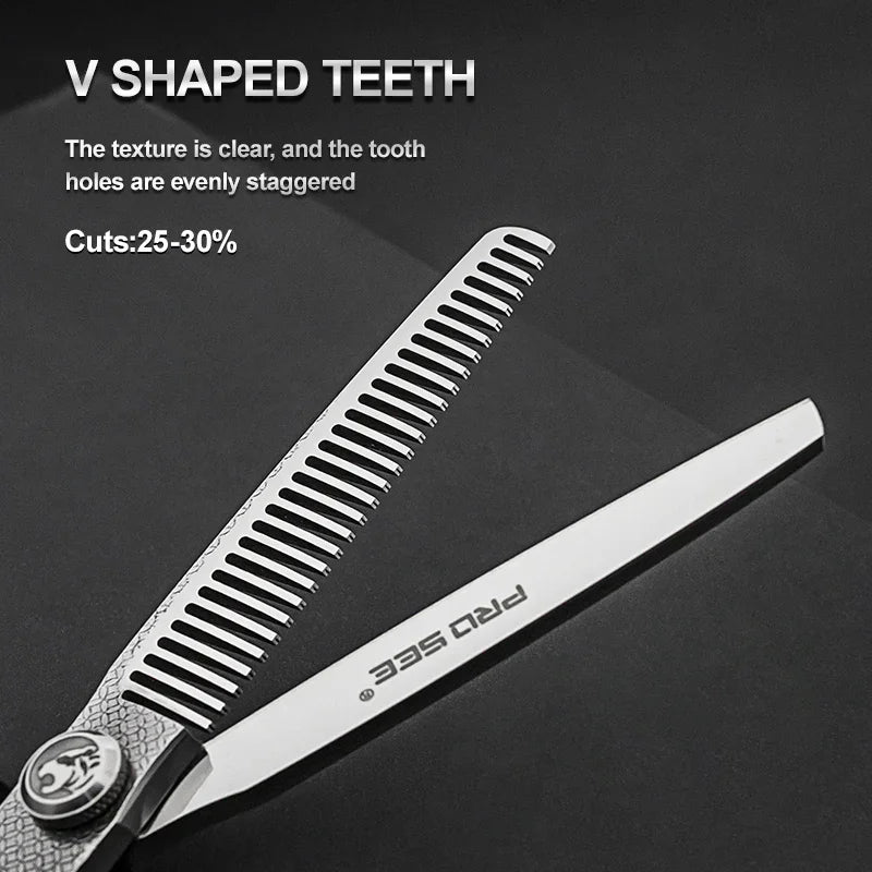 Prosee TFD-630 ohennussakset 6.inch Professional Hair Thinning Scissors