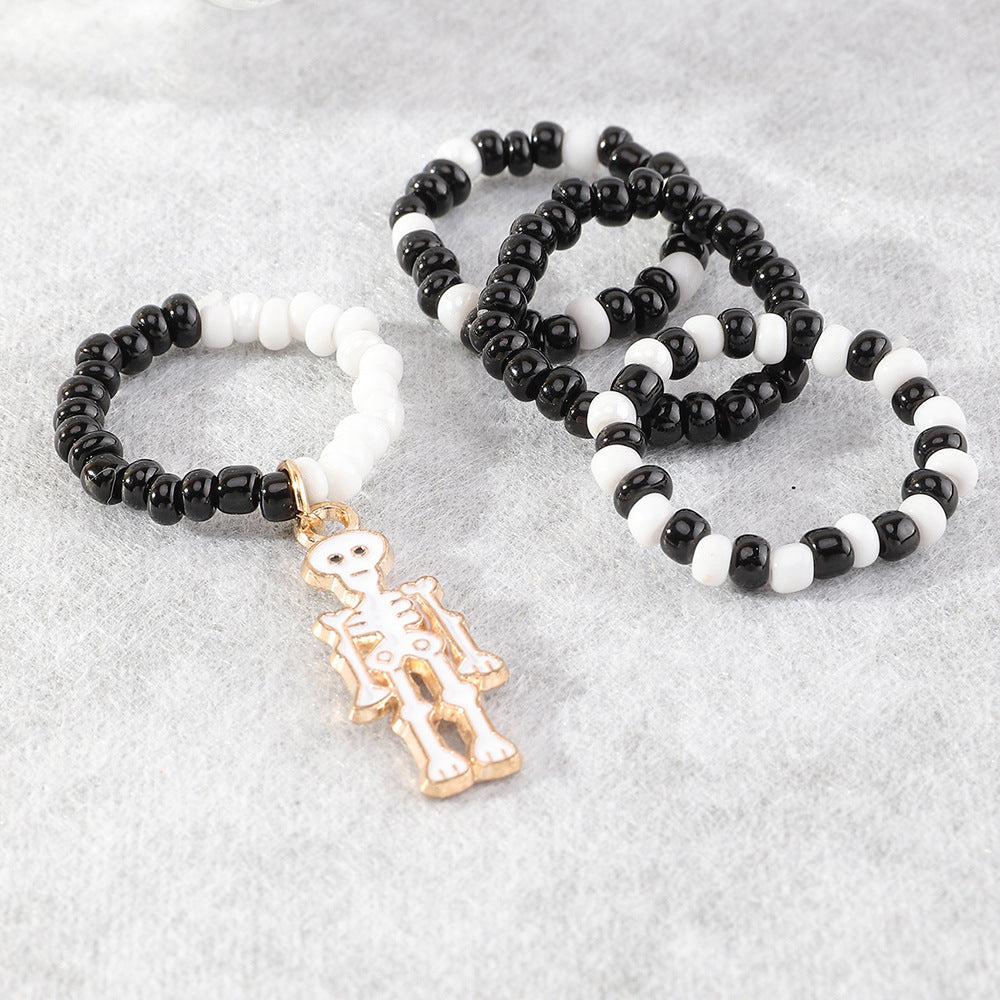 Small Gifts Creative Elastic Rice Bead Ring