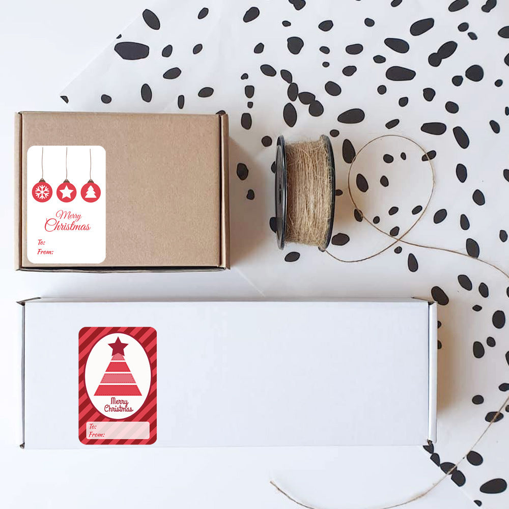 250roll Stickers Christmas Holiday Decoration Gifts