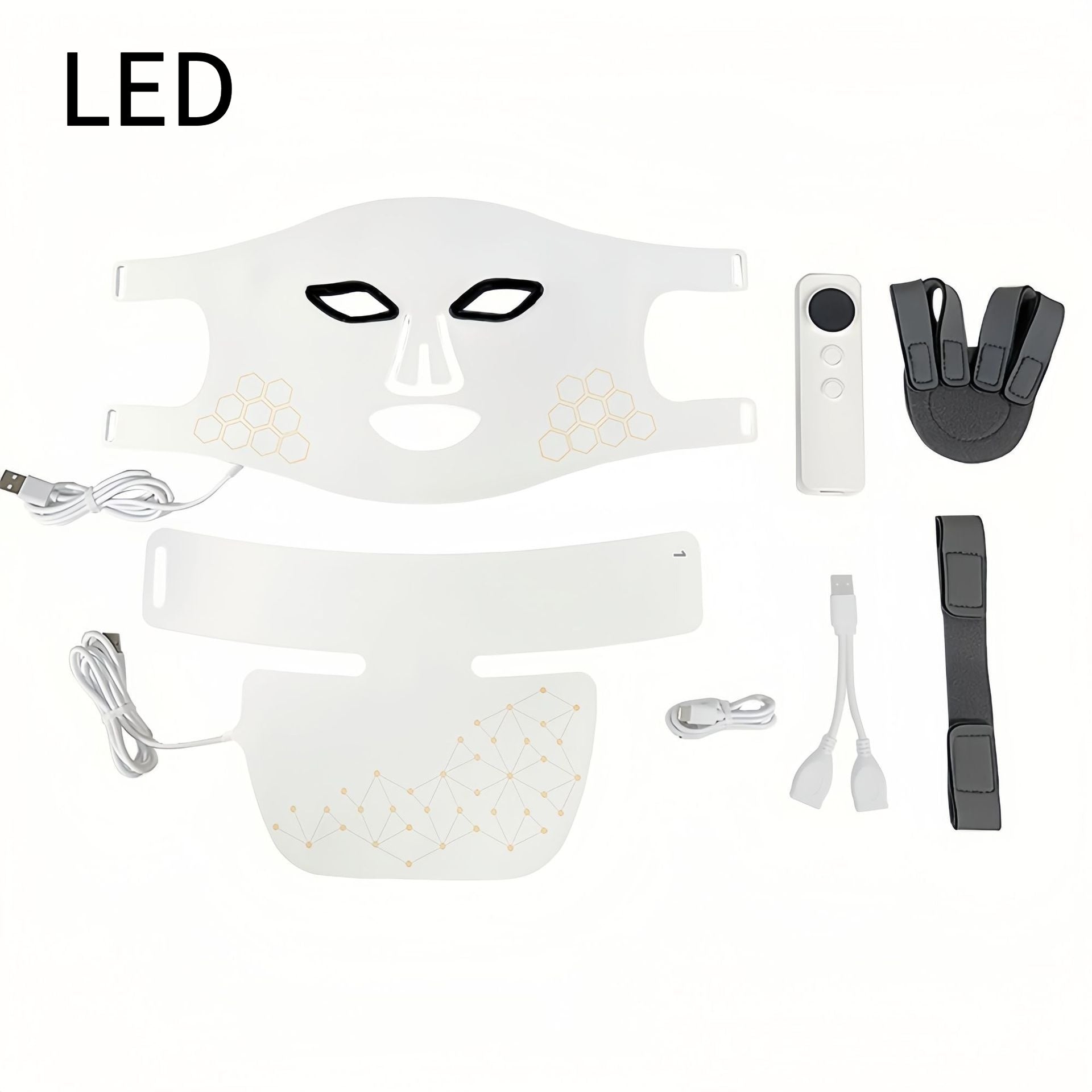 Neck Beauty Instrument Fade Neck Pattern Infrared Light Neck Massager Beauty