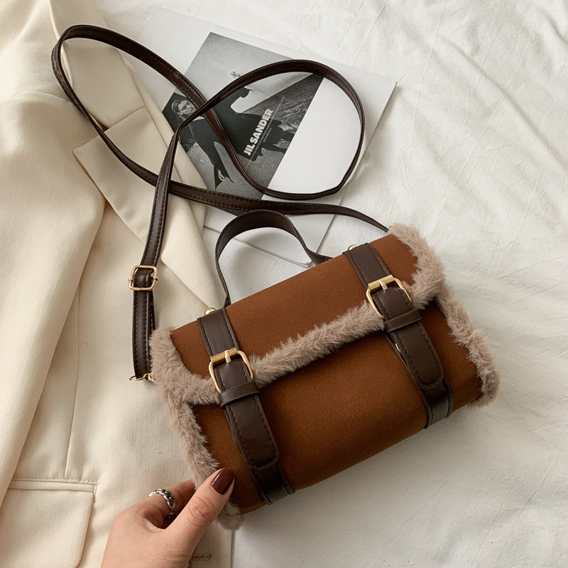 Plush Women's Crossbody Handbag Fashion