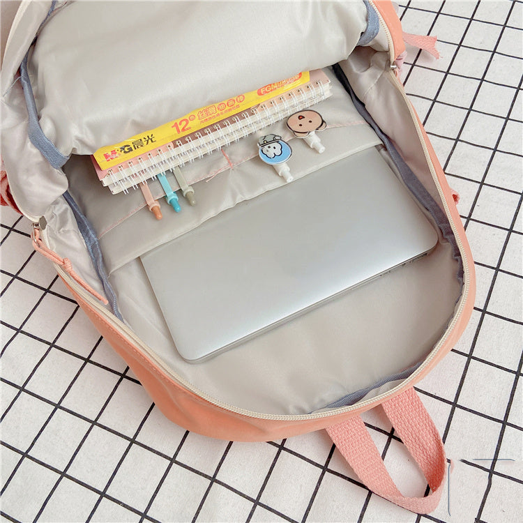 Women's Japanese Fashion Simple Transparent Backpack