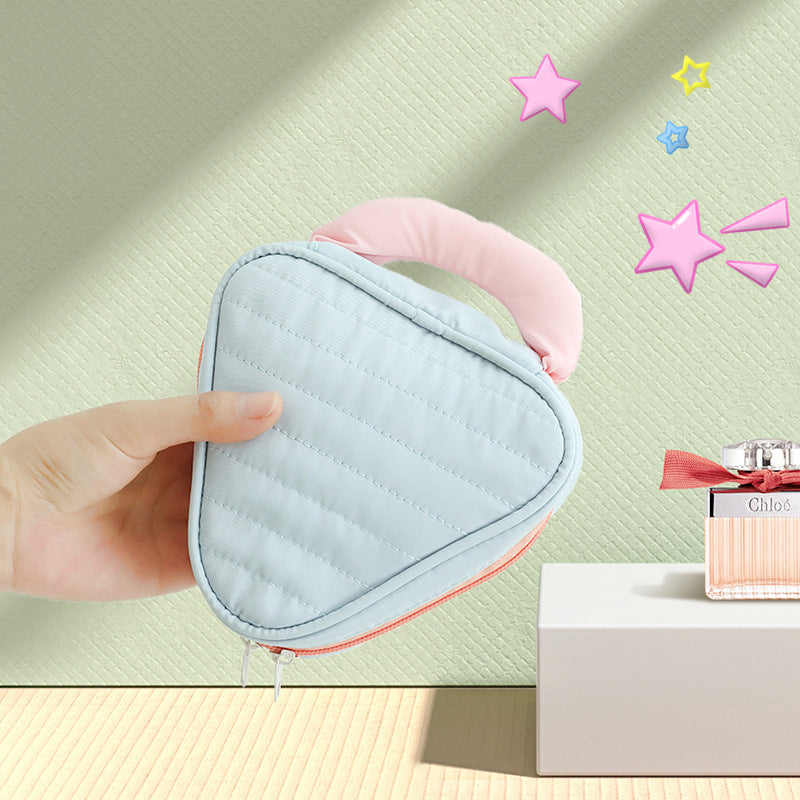 Women's New Fashion Triangle Makeup Bag