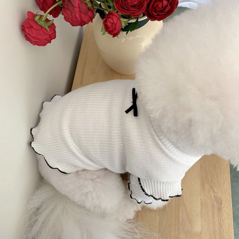 Dog Clothes Fashion Personalized Bottoming Shirt