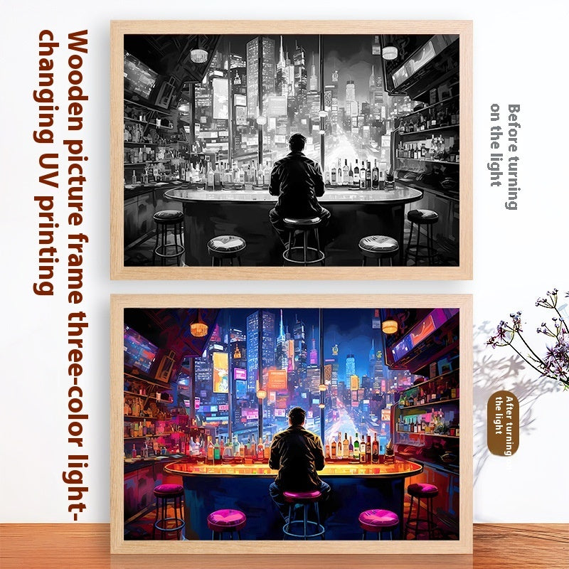 Nightlamp Luminous Painting Lovers Creative Beautiful Gifts