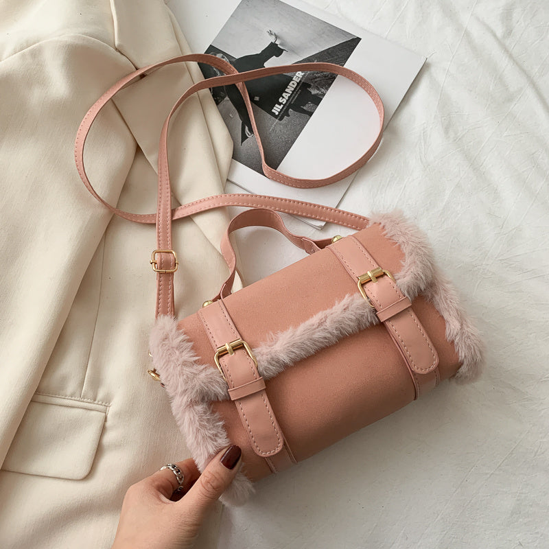 Plush Women's Crossbody Handbag Fashion