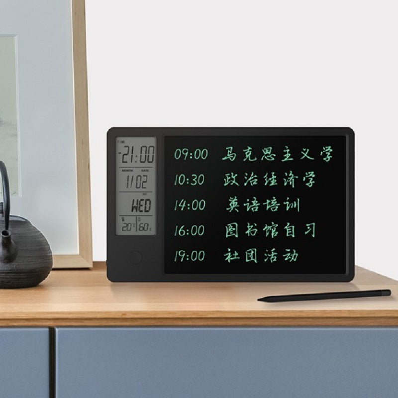 LCD Writing Board With Time Children's Gifts