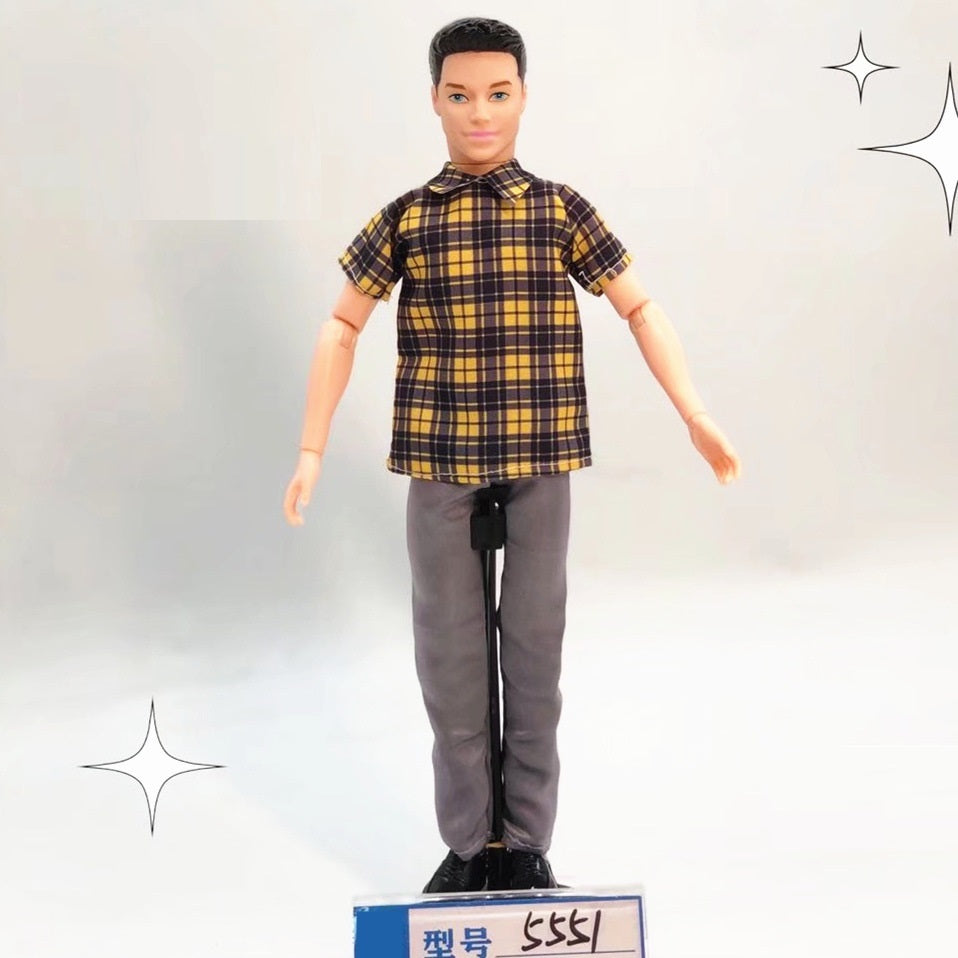 6 Points Boy Toy Doll Clothes 30cm Doll Clothes Doll Clothes Clothing Fashion Fur Wool Coat Shawl